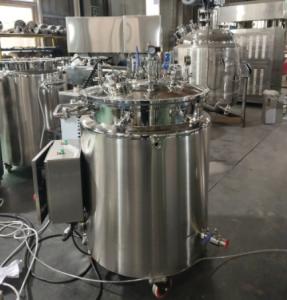 Wholesale Movable Bottom Discharge Softgel Medicine Mixing Tank PLC Control from china suppliers