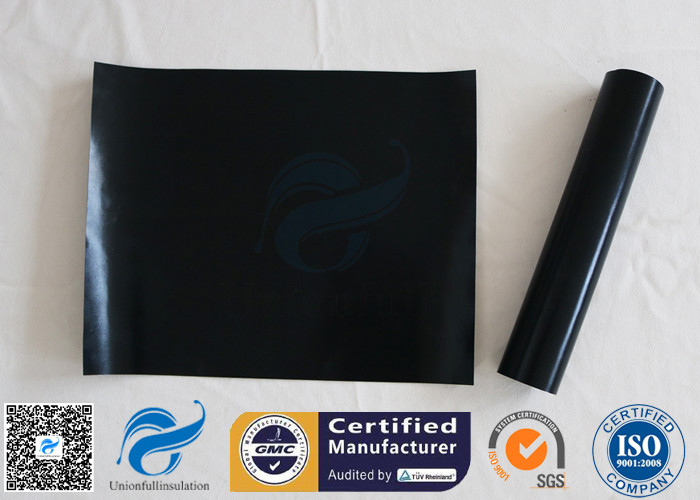 Non Stick PTFE BBQ Baking Mat Grilling Oven Liner 260℃ 15.75"x13" 0.12mm Black