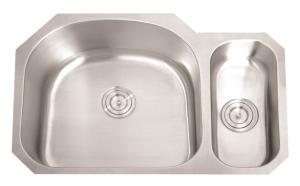 Wholesale Handmade Double Bowl Commercial Kitchen Sink Convenient Installation from china suppliers