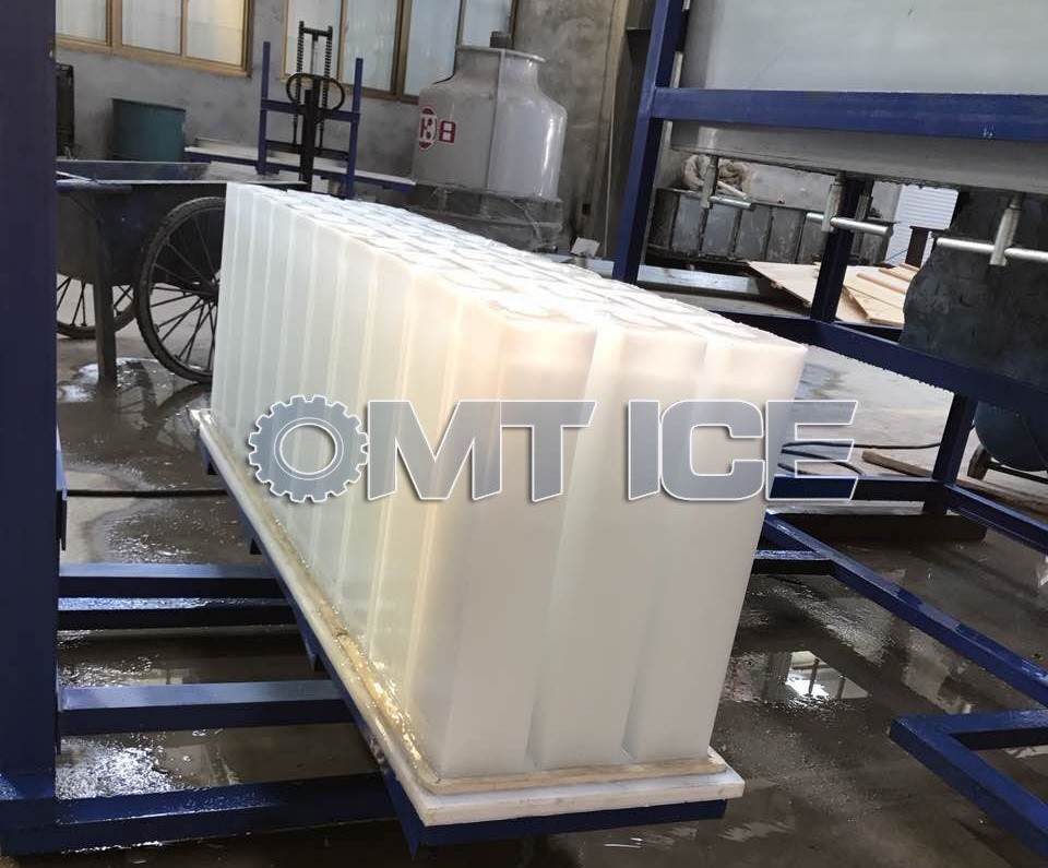 1Ton Automatic Direct Cooling Ice Block Machine Multipurpose Commercial Block Ice Maker