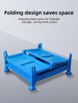 Foldable Metal Steel Storage Cage Corrosion Resistant Industrial And Commercial