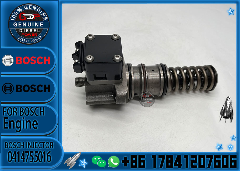 Fuel injector 0986445012 0414755016 0414755017 9074627 1435558 Compatible with Common Rail Fuel Injector