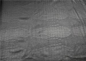 Wholesale Garment Pvc Faux Leather , Pvc Leather Fabric Crocodile Embossed Design from china suppliers