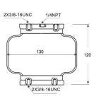 800 827 9009 Phoenix Air Spring 0.8Mpa 175mm Truck Air Suspension
