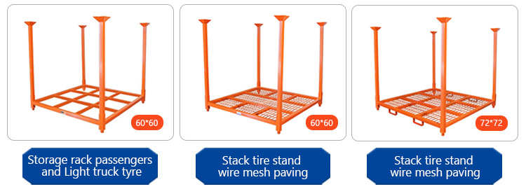 Portable Tire Rack Tire Stacking Rack 60 Inch Tire Racking Tire Storage Rack