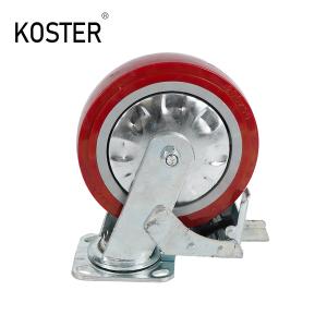 Wholesale Roller Bearing Industrial Heavy Duty Swivel Ball Caster 100mm/125mm/150mm/200mm Diameter from china suppliers