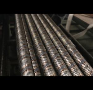 Wholesale Galvanized Perforated Steel Pipe 304 316 For Petrol Textile Custom Length from china suppliers