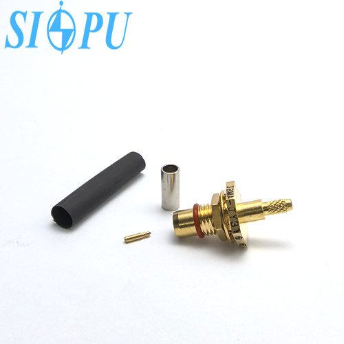 BMA Male Threaded Installation RF Coaxial Connector With RG316/U Cable