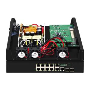 Wholesale 8 Port Poe Switch With 90W Managed 2*2.5Gb SFP Ports+2 Combo Ports POE Fiber Switch from china suppliers