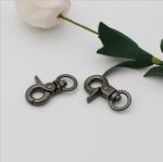 Bag metal accessories zinc alloy gunmetal color 8.5 mm trigger snap hook