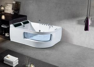 Wholesale Massage Bathroom Jacuzzi Tub , 2 Seats Whirlpool Acrylic Bathtub from china suppliers