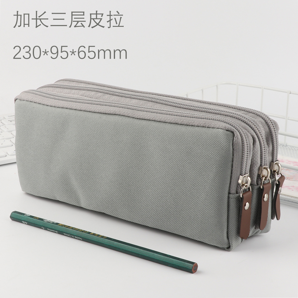 Large Capacity Pencil Case School Pen Case Supplies Pencil Storage Bag Students Pencil Cases Big Pen Box Pouch Stationery