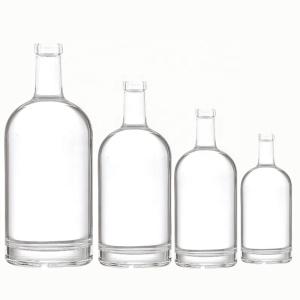 Wholesale Clear Empty 750ml Blue Vodka Bottle Gift Box for Beverage Industrial Beverage from china suppliers