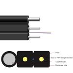 Kico Outdoor Fiber Optic Patch Cord 1/2/4 Core FRP / Steel Wire FTTH Drop