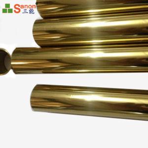Wholesale Golden Colour SS Welded Pipe Stainless Steel 304 4 Od Stainless Steel Tubing from china suppliers