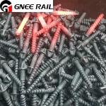 High Strength DHS35 Rail Screw Spike Rail Fasteners for W14 Railway Fastening