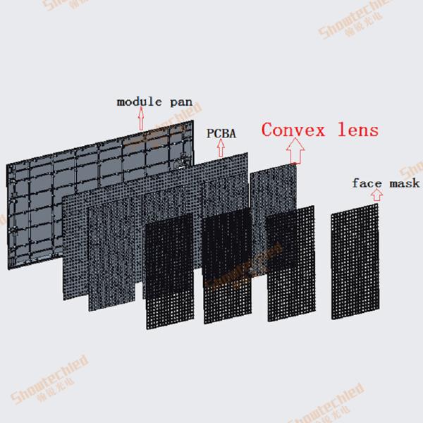 20kg 7.81mm Naked Eye 3D LED Display Video Wall For Advertising Billboard
