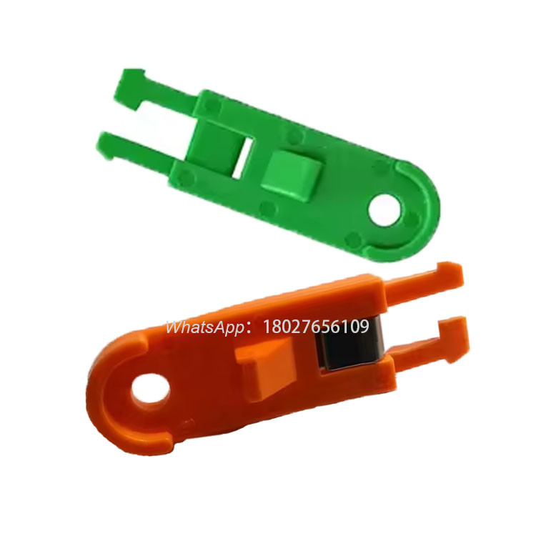 009-0023660 ATM Machine Parts NCR 6625 Cassette Orange Lock In Latch Slide Snap Latch 009-0023328
