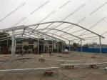 UV - Protection 30 Meters Polygon Tent , Waterproof PVC Octagon Tent White