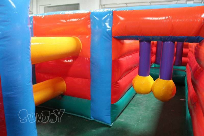 Outdoor Adults Inflatable Obstacle Course Garden Maze Park