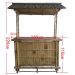 Backyards Beach Party Outdoor Bamboo Tiki Bars With Roof Block the Sun