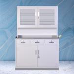 1200 * 500 * 1800mm Steel Hospital Medicine Display Cabinet Adjustable With 3