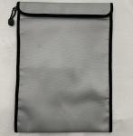 Silver Fireproof File Bag Non Irritating Fiberglass 1000℉ 17x27cm