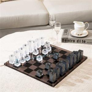Wholesale Coffetable Decor Premium Smoke Acrylic Chess Game Board from china suppliers