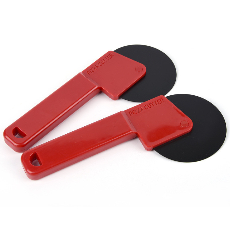 Creative disc stype pizza knife stainless steel pizza knife 9*22cm logo customized