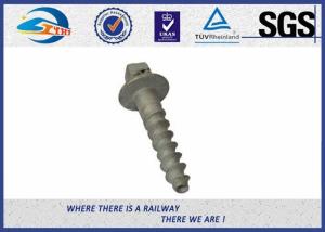 Wholesale Railroad Sleeper Galvanized Screws with Plain / Zinc / HDG / Wax Surface from china suppliers