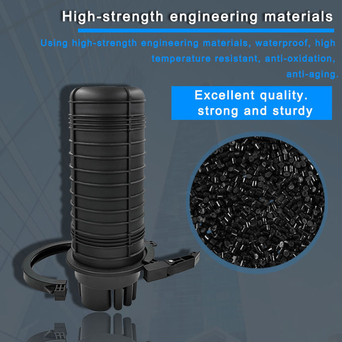 Outdoor PE Material 144 Core MINI Waterproof Fiber Optic Closure