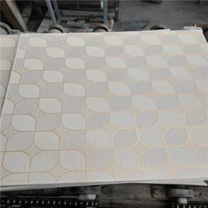 Wholesale PVC Lamilated Gypsum Ceiling Tiles 600X600 7mm Gypsum Suspended Ceiling Tiles from china suppliers