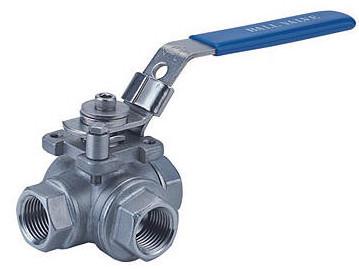 PN63 Pressure Trunnion Ball Valve 1/2" - 2" Size With Locking Device Blow - Out