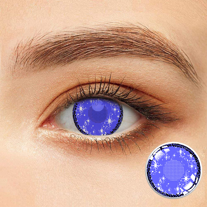 Crazy Byakugan Pseyeche Cosplay Contact Lens Vampire Red Green