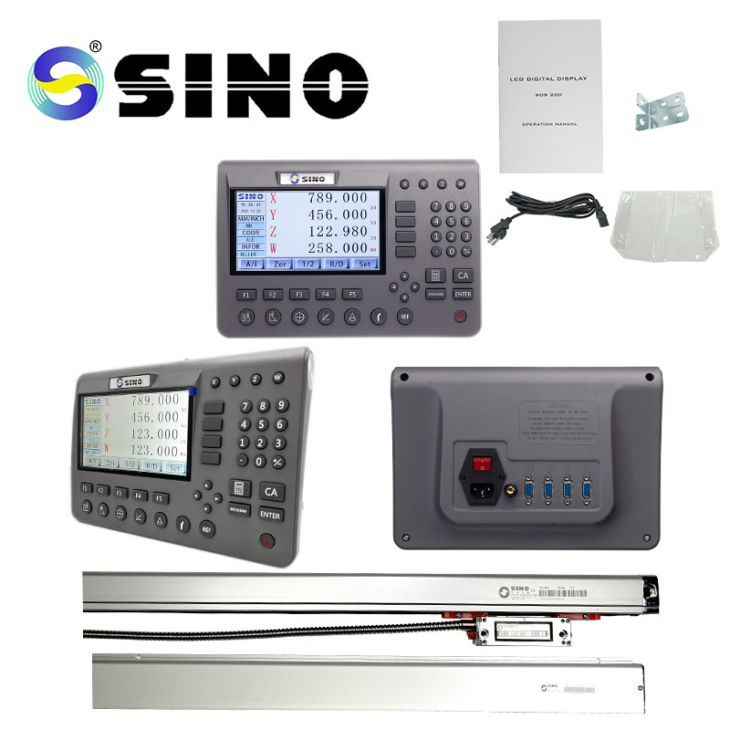 Easy-To-Learn SINO 4-Axis SDS5-4VA Digital Reading Display With Linear Scale Grating Ruler