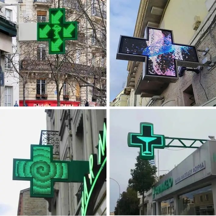 High Refresh Rate Cross LED Display Screen 320x160mm IP65 Protection