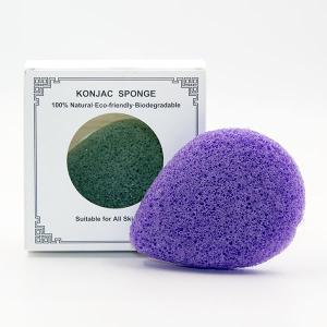 Wholesale Natural Baby Organic Heart Facial Bath Pure Natural Konjac Sponge Washable from china suppliers