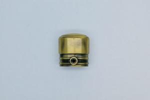 Wholesale Round End Tip Casket Accessories ZA06 Brass Plating And High Polishing from china suppliers