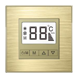Wholesale Aluminum / Glass Home Smart Thermostat , Modbus Hotel Room Thermostat from china suppliers