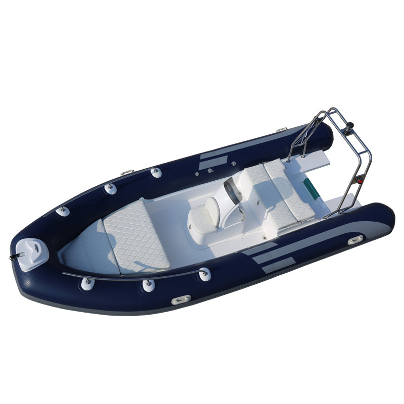 2022 new design orca hypalon 17ft long fiberglass rib boat rib520D with fuel tank more colors