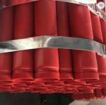 UL FM Plastic Lining Steel Pipe Fire Sprinkler Piping Red Black Painted Steel