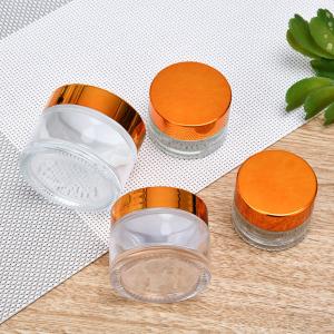 Wholesale ABS Plastic Face Cream Bottle 15g Cosmetic Jars Hot Stamping from china suppliers