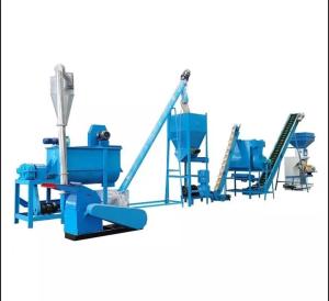 Wholesale Grass cattle sheep animal feed livestock feed pellet complete line from china suppliers