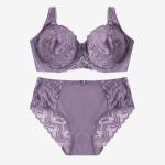 Sexy Lace Ladies Panty And Bra Sets Plus Size Thin Breathable Woman Underwear