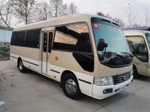 Wholesale Petrol Engine Used Toyota Coaster Bus / 6 Gearbox Toyota Used Mini Bus from china suppliers