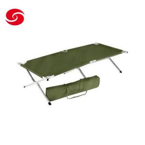 Wholesale Army Green Outdoor Camping Bed Aluminum Frame Military from china suppliers