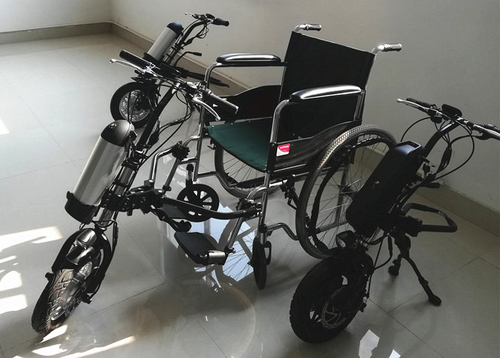 Flexible Wheelchair Power Conversion Kit Use In Lightweight Electric Wheelchair