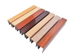 Wholesale Wood Transfer Construction Aluminum Profile Powder Spray For Windows from china suppliers
