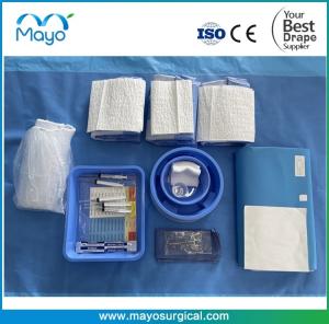 Wholesale SMS Blue Angiography Drape Pack Angio Adhesive Drapes Surgical from china suppliers