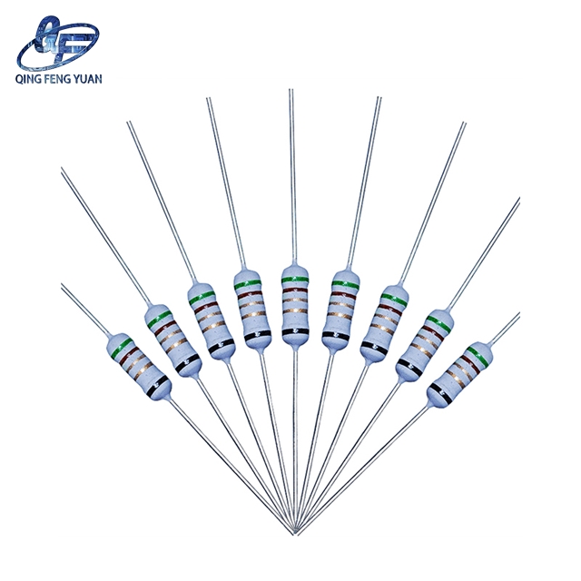1/4w 1 ohm half short circuit resistance good fuse fixed resistor led color code